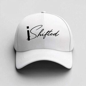White Cap Black Print
