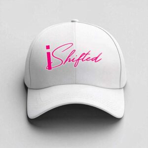 White Cap Pink Print