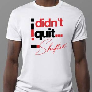 Male White Tee – ‘I didn’t quit’